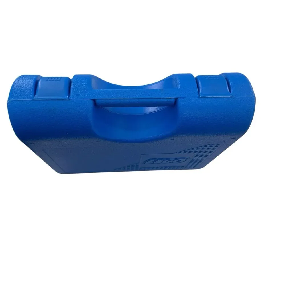 Vintage Blue Lego Storage Container Carrying Case Box USA Latch 90s Fast Ship